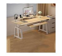 GEK208130 Semplice Tavolo elevatore elettrico intelligente Scrivania for computer da ufficio Tavolo da gioco for la casa in piedi Scrivere(Yellow,120 * 60 * 66-95CM)