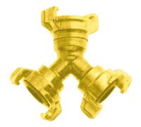 GEKA Pezzo di diramazione in ottone GEKA