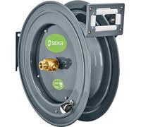 GEKA plus Avvolgitubo automatico PA20SK (robusto avvolgitubo, struttura in acciaio, ritiro automatico, blocco graduale, senza tubo)