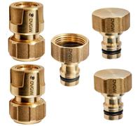 GEKA plus Raccordo a innesto 3/4" 4618288 in ottone DVGW KTW 19 mm