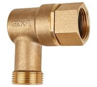 GEKA Plus Rubinetto girevole da 1" MS CW617N (ricambio per carrello tubo flessibile GEKA Plus P80 e P125, qualità robusta, facile da montare, accessori per attrezzi da giardino) 42.8500.49