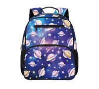 Gekhuqory Zaino per bambini spaziali per la scuola, Pianeta Stelle, Mini, Classico