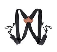 GeKLok Binocolo universale cinghia di imbracatura regolabile, sgancio rapido, a forma di X ergonomico fotocamera pettorale imbracatura accessori da caccia