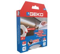 Geko - 8200400001 - Nastro biadesivo SLIM Mister Attach - 9 mm x 5 m - bianco - Geko - conf. 2 pezzi - 103639 - Conf. da 1 Pz. - 8200400001