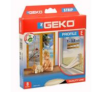 Geko - 1000-5 - Guarnizione adesiva per isolamento STRIP - fessura 1-3 mm - 6 m - gomma - bianco - Geko - 101932 - Conf. da 1 Pz. - 1000-5