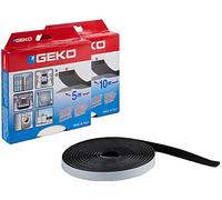 Geko Autoadesivo Multiuso Guarnizione, Nero, Taglia Unica