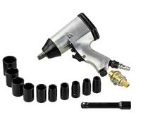 geko G00580 avvitatore ad aria con 8 mm - 27 mm Set di chiavi a bussola, 1/5,1 cm, argento