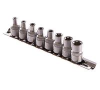 Geko G13530 - Set di chiavi Torx E4-E14 CRV 3/8", 8 pezzi, multicolore