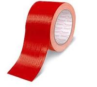 Geko - Nastro adesivo rosso mm50 x 25 m, con etichetta frontale, multicolore, taglia unica