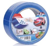 Geko Nastro in Tessuto con Etichetta Frontale, Blu, 50 mm x 25 m