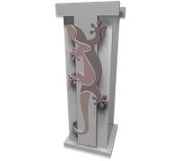 Geko portaombrelli moderno da ingresso legno colore rosa antico