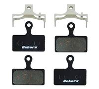 Gekors, pastiglie semi-metalliche per freni di bicicletta, compatibili con Shimano M985, M988, M785, M675, M666, M615, S700, confezione da 2 coppie