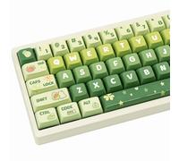 GEKUCAP PBT Keycaps 133 Tasti Verde Gradient Anime XDA Profilo Set per Switch Cherry Gateron MX