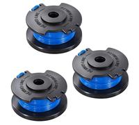 Gekufa,Bobina per decespugliatori Ryobi 18 V, 24 V e 40 V senza fili. Compatibile per decespugliatori cordless Ryobi One+ AC14RL3A 1.65 mm (0.065") sostituzione bobine decespugliatore pezzo (3 pezzi)