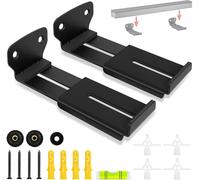 Gekufa Supporto Universale per Soundbar, Supporto per Altoparlanti con Profondità Regolabile 9-16 cm, Compatibile con Samsung, Sony, Bose, Sonos, JBL, Portata fino a 15 kg