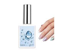 Gel 3D di Pioggia 15 ml No Wipe Top Coat per Design | Gel effetto gocce d'acqua 3D per donne, ragazze, sposi, studenti d'arte, fai da te, principianti, casa