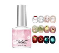 Gel 3D Per Unghie 10 ml Trasparente Fai da Te Pittura Decorativa Luminosa