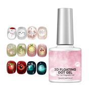 Gel 3D Per Unghie Pittura Decorativa Lucida Trasparente Fai Da Te 10 ml