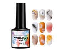 Gel - 7ml Watercolor Soak Off, Nail Gel with Spreading Effect Personal Care Supplies for Finger Painting Nail Design for Women Girls Professional DIY Manicure Salon Creative Art