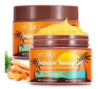 Gel Abbronzante 150g, Crema Abbronzante Intensiva, abbronzatura rapida, gel abbronzante per carote, autoabbronzatura, gel per viso e corpi, per la perfezione baciata al sole