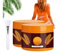 Gel abbronzante intensivo di lusso da 2 pezzi, Protezione Solare acceleratrice di Abbronzatura Shine Brown, crema gel acceleratrice di abbronzatura naturale