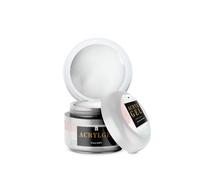 Gel acrilico per unghie 15 ml, bianco perlato, gel lucido bianco perlato per eleganti punti salienti e punte francesi, facile da modellare, non necessita di detergenti, prodotto in Germania