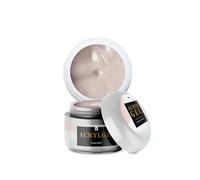 Gel acrilico per unghie 15 ml, glam nude perlnude, elegante tonalità nude con effetto perlato per unghie sottili di qualità professionale, adatto per modellare senza sfumature, prodotto in Germania