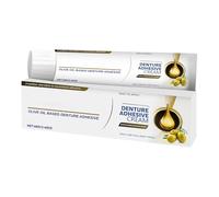Gel adesivo per protesi dentali (68 g), protezione adesiva per protesi dentarie, tenuta extra forte, effetto rapido e duraturo