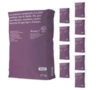 Gel Adesivo Strutturale Flessibile Bianco 25 Kg Incollaggio Confezione 10 Sacchi