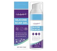 Gel al silicone per cicatrici, crema riparatrice per cicatrici - Aiuta a ridurre lo sbiadimento chirurgico, le ustioni, il taglio cesareo, migliora l'aspetto della pelle