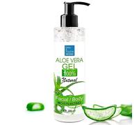 Gel Aloe Vera 100% Naturale | Lenitivo Post-Depilazione | Balsamo Dopobarba | Trattamento Acne, Smagliature | Cura dei Capelli | SOS Dopo Sole, 200 ml