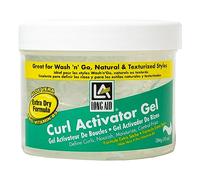 Gel Attivatore Ampro Long-Aid - Arricchito con Aloe Vera, Proteine e Complesso B - Idrata e definisce ricci naturali - Extra Secco - 284 g