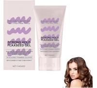 Gel biologico per capelli e trecce, tenuta a lunga durata e lucentezza naturale, controllo dell'effetto crespo idratante, definizione dei ricci e scolpitura della lucentezza per donna