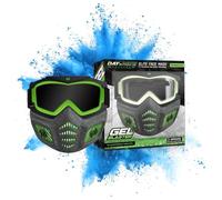 Gel Blaster Maschera Viso Elite - Protezione modulare per il gioco con Gel Blaster, utilizzabile come occhiali protettivi o maschera facciale completa, design traspirante e regolabile