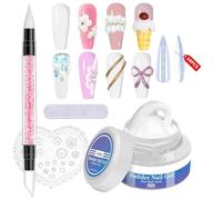 Gel Builder For Nails | 60 g di grande capacità | Sculpting Gel For Art | For Hand Home Practice Extension Molding Art Beginners Professional