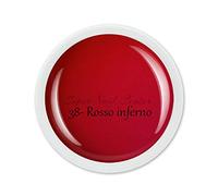 Gel color ROSSO INFERNO professionale UV-LED 5ml per ricostruzione unghie. Made in Germany - SNC