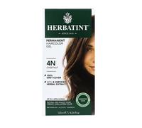 GEL COLORANT PERMANENTAUX EXTRAITS VÉGÉTAUX HERBATINT ® (4N - châtain) 1 ou 2 Applications