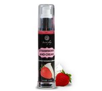 SECRETPLAY - LUBRIFICANTE 2-1 EFFETTO CALORE FRAGOLA E CREMA 50 ML