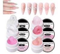 Gel Costruttore per Unghie 6 Colori Solid Manicure Extension Top Coat