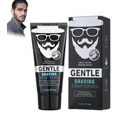 Gel da barba da uomo, trasparente, 60 g, idratante, per una rasatura delicata e accurata, liscia e idratante dopo la rasatura, ideale per l'uso quotidiano e da viaggio