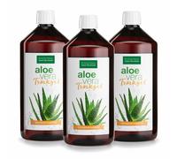 Gel da bere all'aloe vera, non diluito, 3 x 1000 ml
