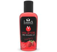 Gel da massaggio Commestibile Luxuria Voluptas Fraise da 100 ml, Poids 0.152 Kg