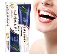 Gel dentifricio sbiancante - Dentifricio antimacchia intensivo al ginseng e propoli,100 g di dentifricio per la pulizia profonda 'alito cattivo, dentifricio per la cura dei denti sciolti