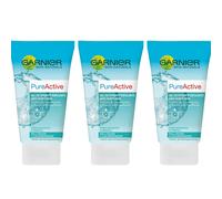 Gel Detergente Viso Esfoliante Anti Punti Neri Pelle Grassa Garnier 150 ml 3pz