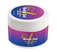 Gel di acconciatura - 250 ml di nutrimento naturale condizionamento in ggel di treccia extra Geel di stile di controllo dei bordi | Pasta per capelli ideale per stile liscio, lucentezza, sos