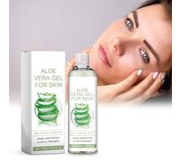 Gel di aloe vera naturale al 99% - 100 ml, adatto per viso e corpo, idratante, dopo-sole, trattamento dell'acne, consistenza rinfrescante, non appiccicoso, si assorbe facilmente