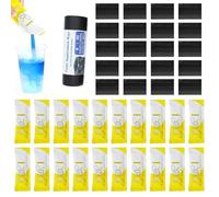 Gel di gabinetto da gabine da campeggio, solidificatore di rifiuti liquidi, deodorizzatore ad azione rapida, 23.62x25.59 pollici e eliminatori degli odori, formula ecologica sicura, perfetta per toile