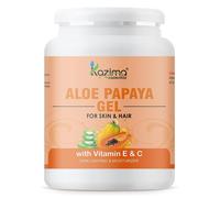 Gel di papaya di aloe KAZIMA con pura aloe vera, papaia e vitamina C, E - 500 ml