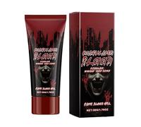 Gel di sangue, sangue di fase | Trucco di sangue finto per Halloween | Trucco di vampiro, 1,76 oz di sangue di Halloween, lavabile, trucco speciale, realistico, per il sangue falso
