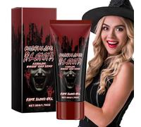 Gel di sangue, sangue in fase,Sangue finto per Halloween | Oggetti di scena da vampiro, trucco realistico e speciale da 1,76 once, per sangue dal naso, cosplay, Sfx, ferita di carne, vampiro zombi
